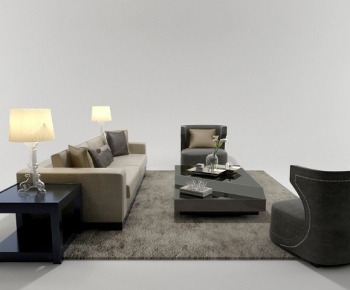 Modern Chinese Style Simple European Style Sofa Combination-ID:599995859