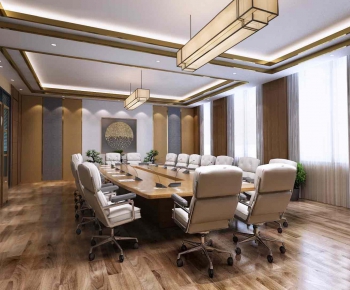 New Chinese Style Meeting Room-ID:239914699
