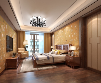 Chinese Style Bedroom-ID:420155181