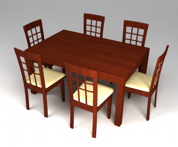 Modern Dining Table And Chairs-ID:891168896