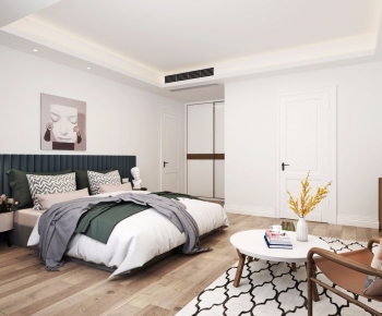 Nordic Style Bedroom-ID:492064895