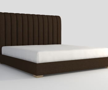 Modern Double Bed-ID:654013283