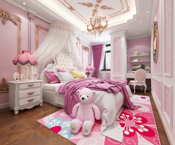 European Style Girl's Room Daughter's Room-ID:652697793