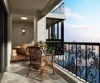 Modern Balcony-ID:501669987