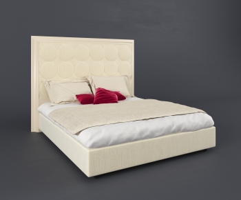 Modern Double Bed-ID:575863298