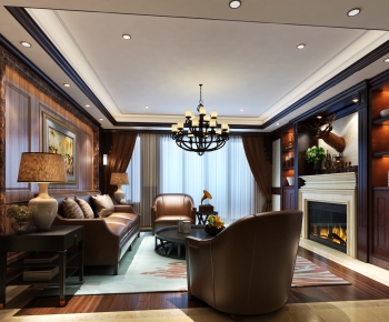 American Style A Living Room-ID:335672372