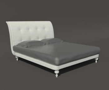 Modern Double Bed-ID:842868239