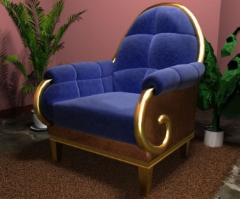 新古典单人沙发-ID:314759517