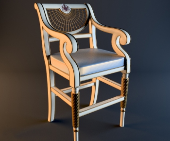 European Style New Classical Style Bar Chair-ID:848057273