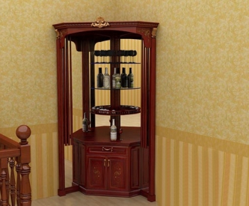 American Style Wine Cabinet-ID:217671139