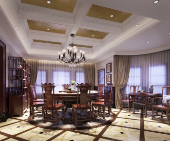 Chinese Style Dining Room-ID:132299749