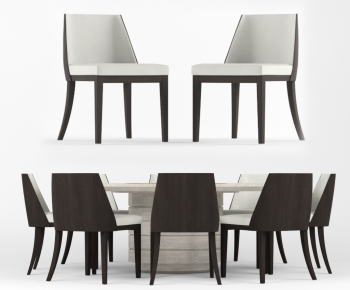 Modern Dining Table And Chairs-ID:984286136