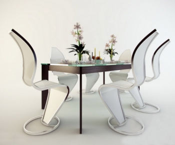 Modern Dining Table And Chairs-ID:994709993