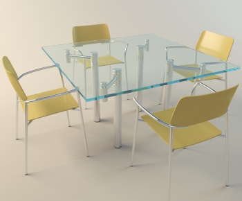 Modern Dining Table And Chairs-ID:608795934