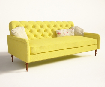 European Style Three-seat Sofa-ID:603717553