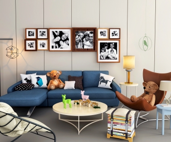 Modern Nordic Style Sofa Combination-ID:281372353