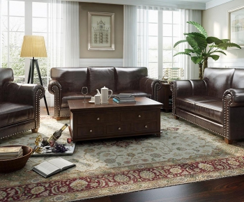 American Style Sofa Combination-ID:164315739