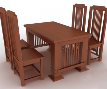 Modern Dining Table And Chairs-ID:974864993
