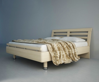 Modern Double Bed-ID:599616459