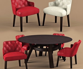 Modern Dining Table And Chairs-ID:780535396