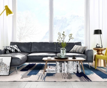 Modern Nordic Style A Living Room-ID:655402161