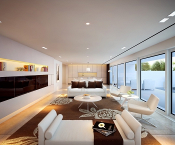 Modern A Living Room-ID:331174971