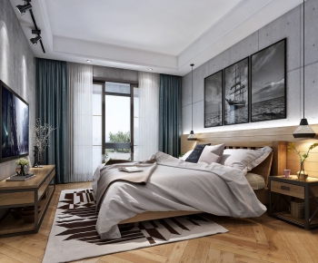 Nordic Style Bedroom-ID:299367733