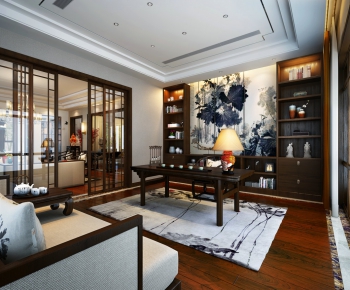 New Chinese Style Study Space-ID:386937876