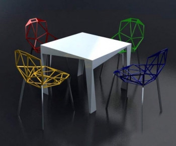 Modern Dining Table And Chairs-ID:141323216