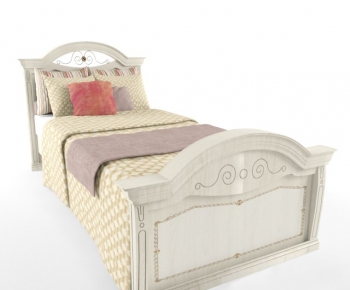 European Style Single Bed-ID:888374677