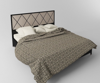 Modern Double Bed-ID:269813591