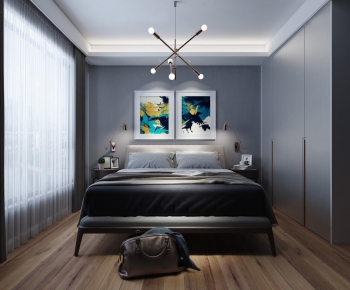 Modern Nordic Style Bedroom-ID:829350691