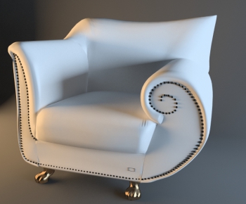 European Style Single Sofa-ID:158949525