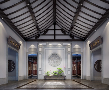Chinese Style Lobby Hall-ID:955297974