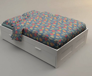 Modern Double Bed-ID:828086848