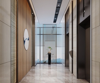 New Chinese Style Corridor/elevator Hall-ID:485311373