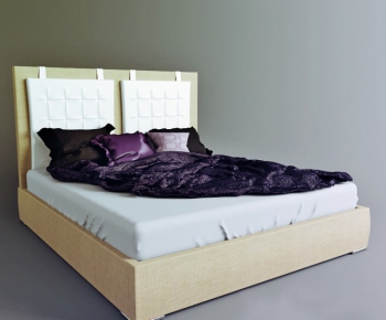 Modern Double Bed-ID:531611731