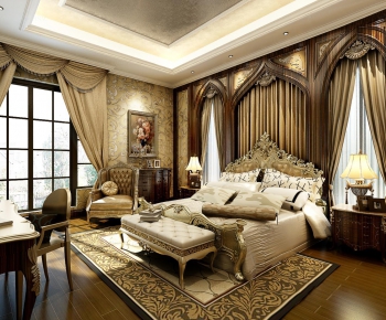 European Style Bedroom-ID:353396575