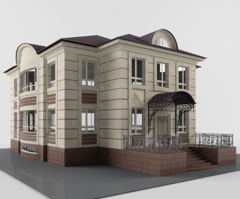 European Style Building Appearance-ID:377314771