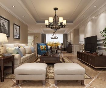 American Style A Living Room-ID:703964223