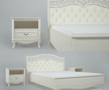 European Style Double Bed-ID:420186468