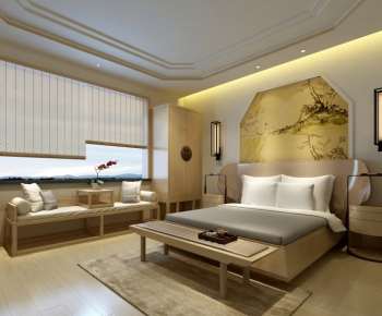 New Chinese Style Bedroom-ID:984339553