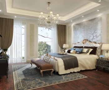 European Style Bedroom-ID:617605791