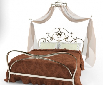 European Style Double Bed-ID:334988393
