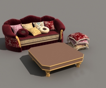 European Style Sofa Combination-ID:153431899