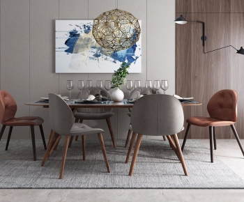 Modern Dining Table And Chairs-ID:700960268