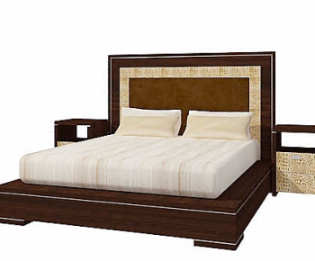 Modern Double Bed-ID:338781395