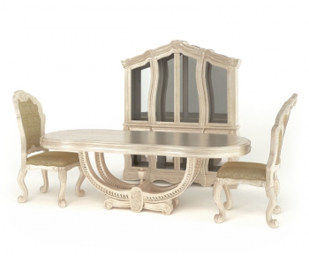古典欧式餐桌椅-ID:162418135