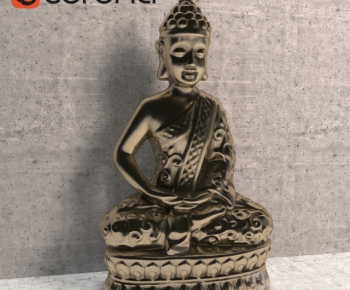 中式雕塑-ID:589549359