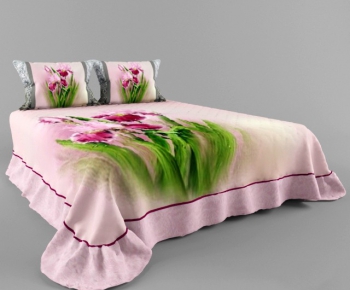 Idyllic Style Double Bed-ID:796909877